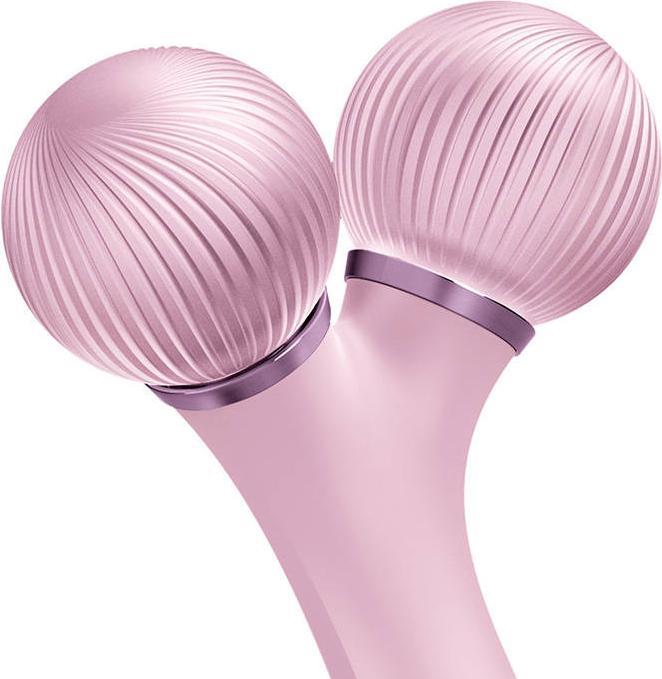 Actual product image Konjac Sponge Roller soniczy do twarzy 4w1 Geske z Aplikacją (różowy)