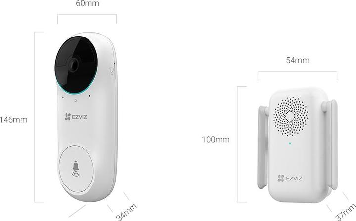 Actual product image EZVIZ DB2C kit (Wi-Fi)