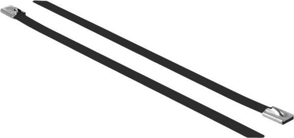 Produktbild Delock Edelstahlkabelbinder 200x7,9 10 Stk. (Kunststoffkabelbinder, 200 mm, 10 Stk.)