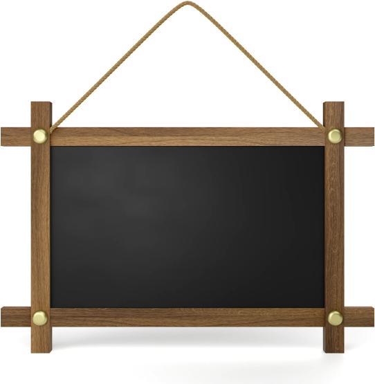 Produktbild VersaChalk Rustikale Holztafel zum Aufhängen inkl. Stift ca. 25.4 x 38.1 cm