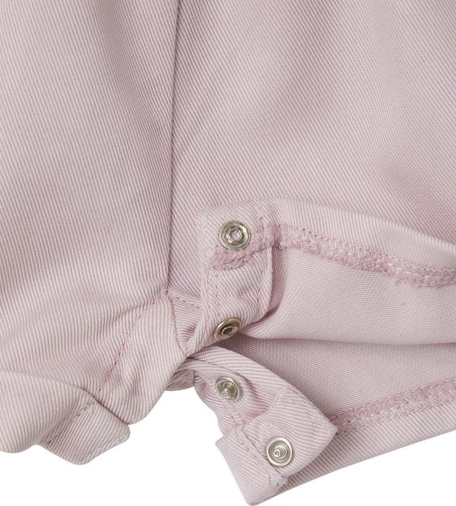 Actual product image Vertbaudet Kurze Baby Latzhose mit Volants, Lyocell/Baumwolle (68)