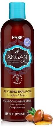 Actual product image Hask ARGAN OIL repairing shampoo 355 ml (355 ml, Liquid shampoo)