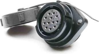 Actual product image Rs Pro Circular plug connector Socket for flange mounting, 12-pin 5A, solder connection IP67