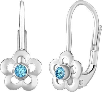 Immagine prodotto Silvego Orecchini in argento con pietre naturali di topazio Swarovski® SILVEGOB70164B (Argento 925)