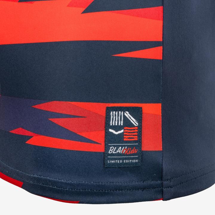 Image du produit Kipsta Maillot de foot enfant manches courtes - Kids Drache bleu/rouge (8, 9, 10)