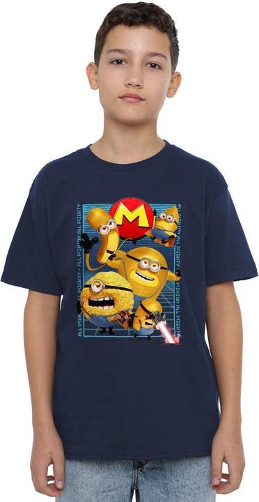 Actual product image Despicable Me Childrens/Kids Mega Minions Grid T-Shirt (104)