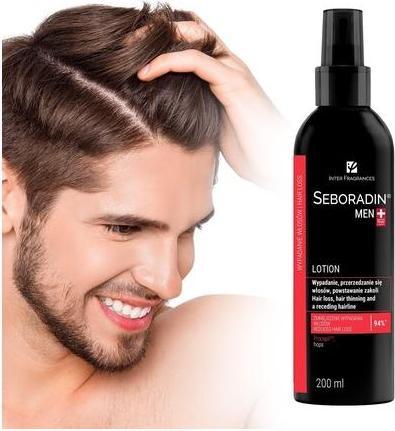 Immagine prodotto Seboradin MEN Lozione per la perdita e il diradamento dei capelli 200ml - Trattamento per capelli e cuoio (200 ml)