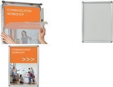 Produktbild Kensington NOBO Plakatrahmen 700 x 1.000 mm, inklusive Befestigungsset 32 mm silber eloxierter Aluminium-Rahmen