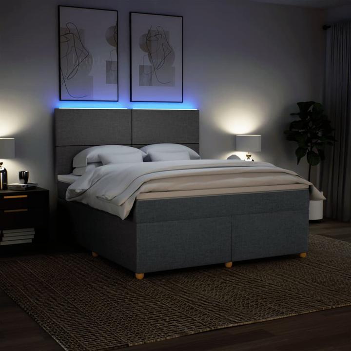 Produktbild VidaXL Bo x springbett mit Matratze 180 x 200 cm Stoff (180 x 200 cm)