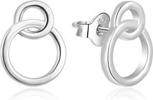 Immagine prodotto Beneto Orecchini minimalisti in argento AGUP1425 puzetka (L)