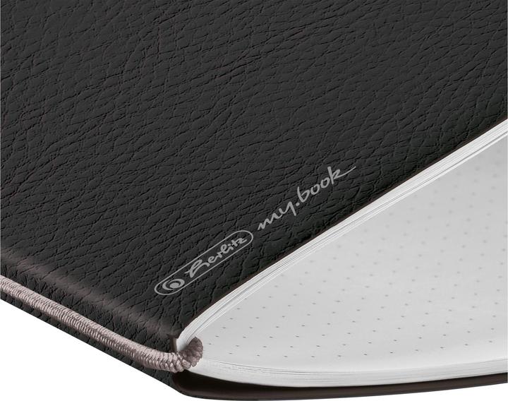 Produktbild Herlitz Notizheft my.book flex A5, Dot, Lederoptik (A5, Kariert, Weicher Einband)