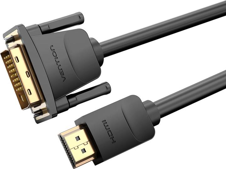 Produktbild Vention HDMI to DVI Cable 1.5m ABFBG (Black) (1.50 m, HDMI)