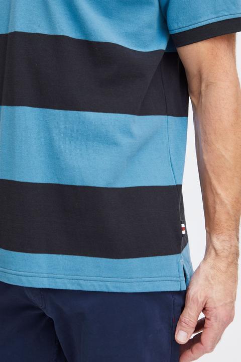 Produktbild FQ1924 FQPeter stripe polo shirt w badge 21900639 (XXL)