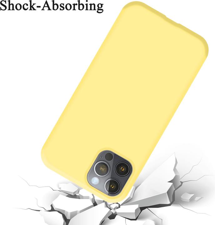Actual product image Cadorabo TPU Liquid Silicone Case Cover (Apple iPhone 12 Pro Max)