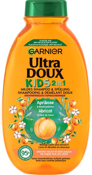 Garnier Ultra Doux Apricot/Coton Flower (300 ml, Shampoing liquide)