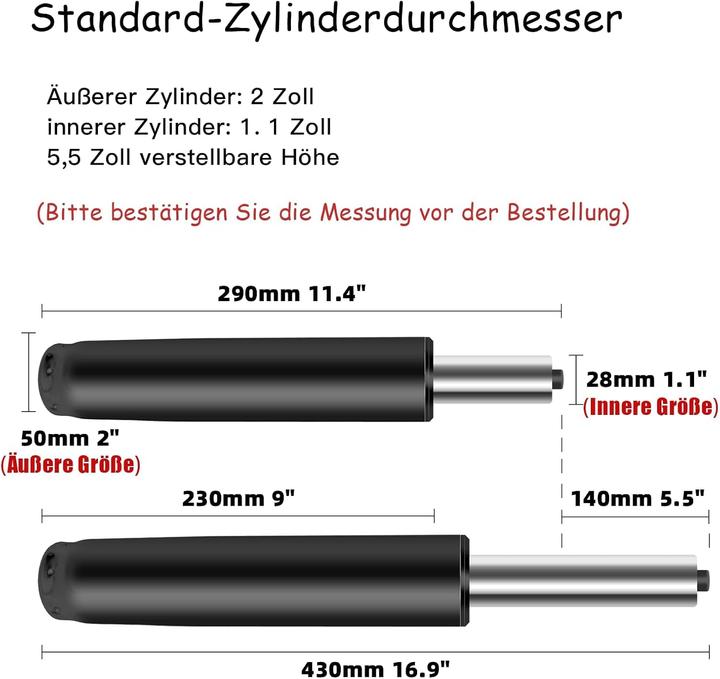 Produktbild Baasha Gasdruckfeder