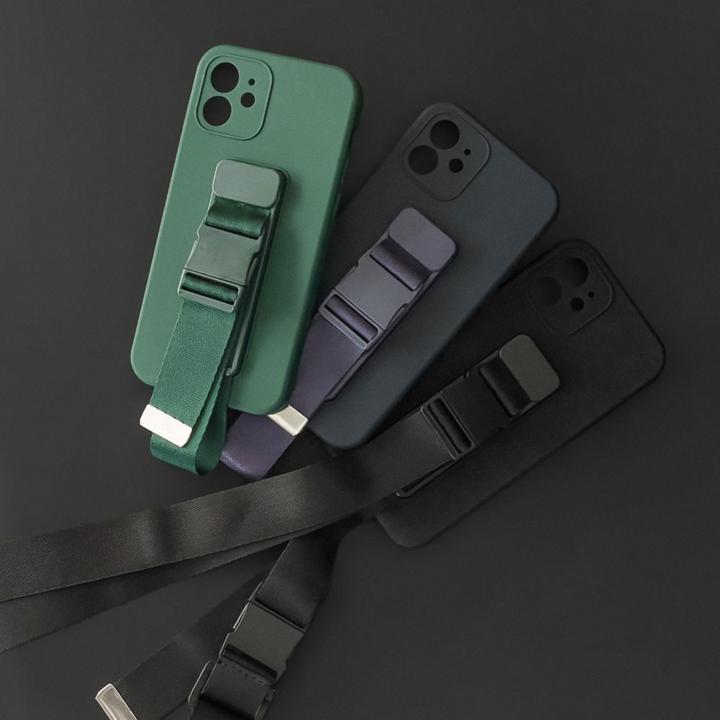 Immagine prodotto Hurtel Custodia in gel con catena e cordino per iPhone 8 Plus / iPhone 7 Plus blu (Apple iPhone 7 Plus, Apple iPhone 8 Plus)