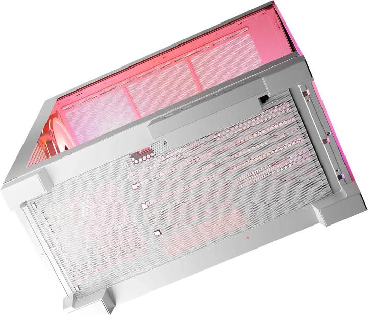 Actual product image Modecom Computer case Volcano SPACE APEX ARGB MIDI USB 3.0 X 2 CYPE-C white (mATX, ATX, ITX)