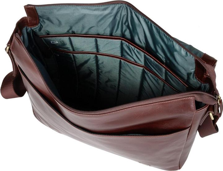 Image du produit Jost Porte-documents Skagen Messenger en cuir 38 cm Compartiment pour ordinateur portable