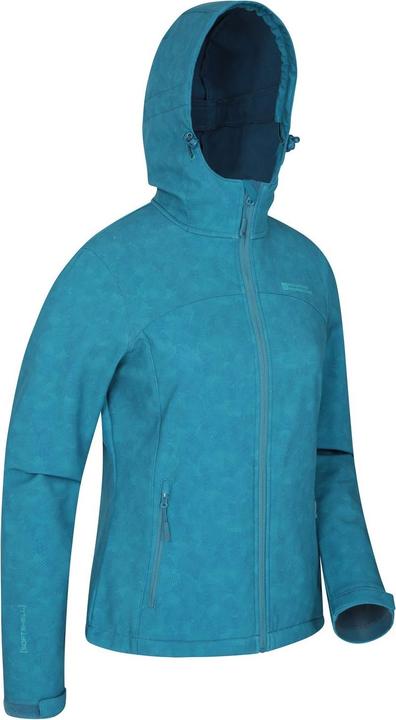 Immagine prodotto Mountain Warehouse Giacca Soft Shell donna/donna Exodus stampata resistente all'acqua (30)