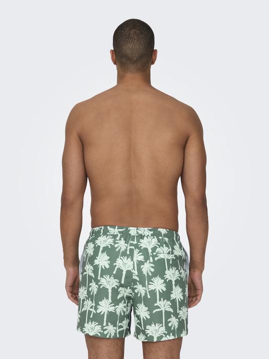 Actual product image Only & Sons Onstedswim Short Palms Aop (XS)