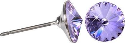 Levien Rivoli Violet fine earrings (L)