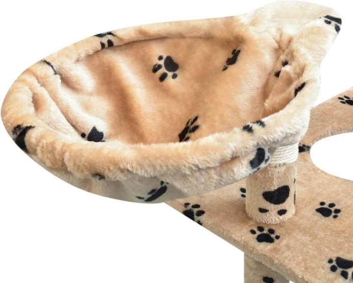 Image du produit VidaXL Lane (150 cm, Gris avec impression de patte noire)