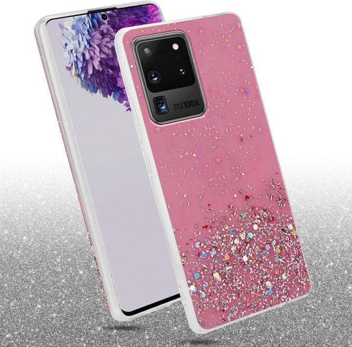 Image du produit Cadorabo Couverture TPU paillettes scintillantes (Samsung Galaxy S20 Ultra)