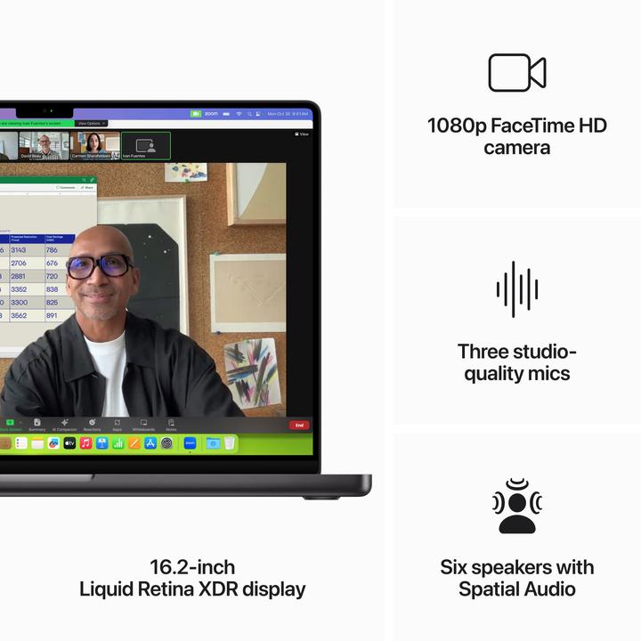Actual product image Apple MacBook Pro - Late 2023 (16", M3 Pro, 18 GB, 512 GB, DE)
