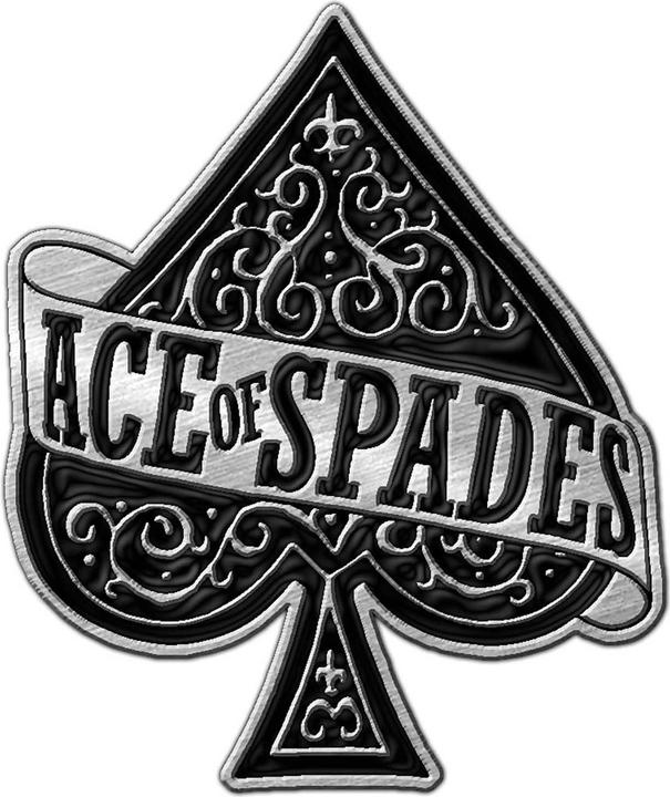 Actual product image Motorhead Enamel Ace Of Spades Badge