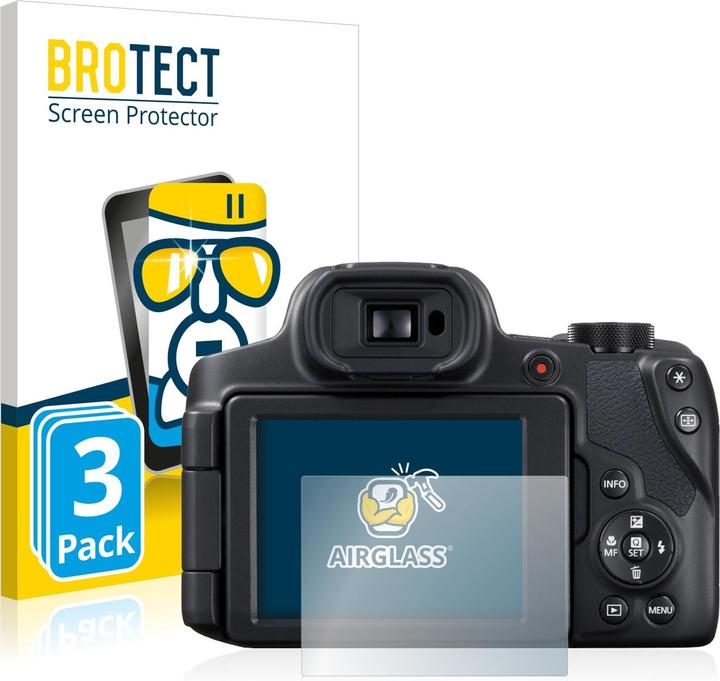 BROTECT AirGlass Panzerglasfolie (Displayschutz, PowerShot SX70 HS)