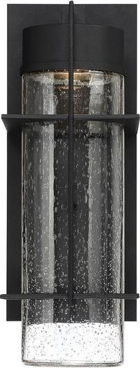 Actual product image Elstead Lighting Eames LED outdoor wall light 41cm Earth Black Clear IP44 (800 lm)