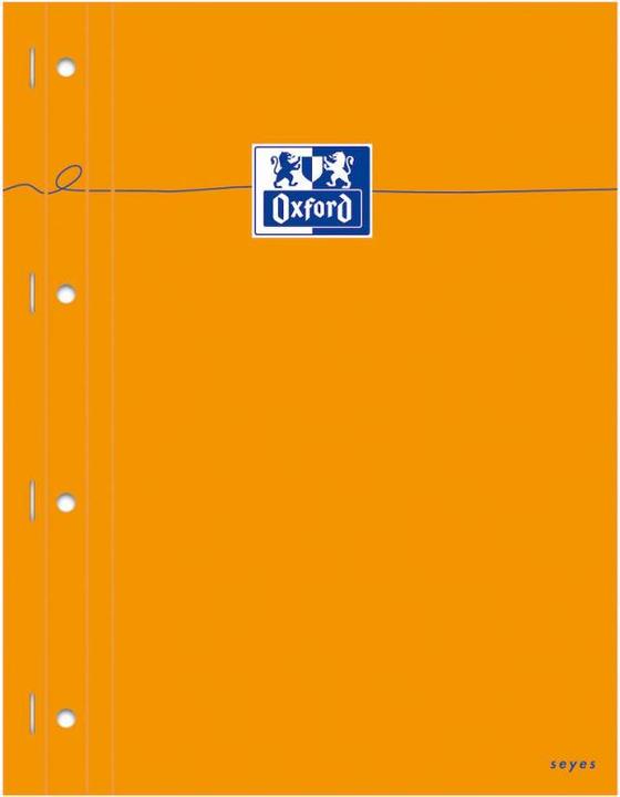 Produktbild Oxford Notizblock, 230 x 297, seyŠs, 80 Blatt, orange (A4, Kein Einband)