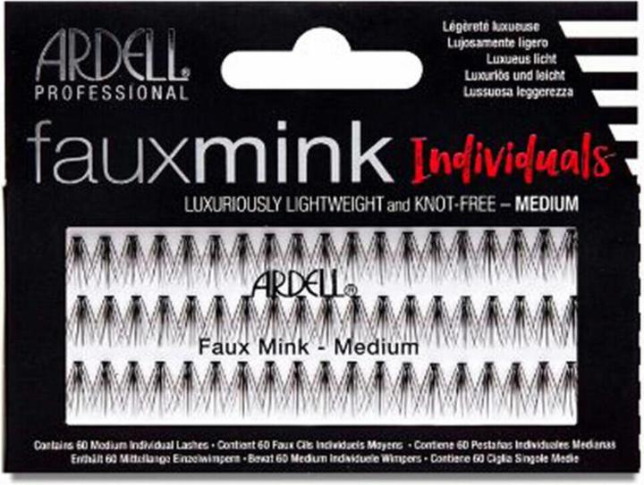 Produktbild Ardell Faux Mink Individual Medium Black Eyelashes 25g (Künstliche Wimpern)