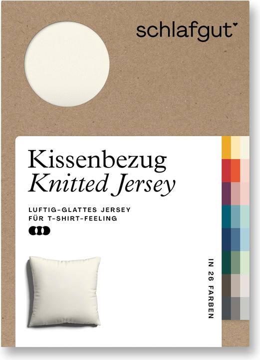 Produktbild schlafgut Knitted Jersey (Duvetbezug, 40 x 40 cm)