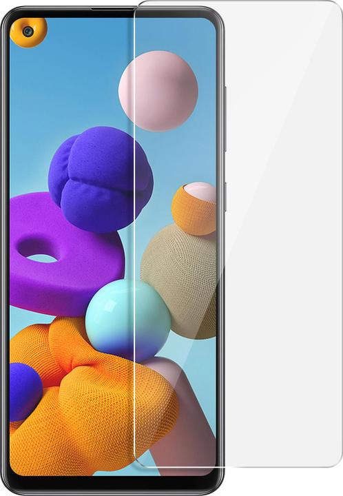 Actual product image Avizar Crystal clear film, glass screen protector (1 Piece, Samsung Galaxy A21s)