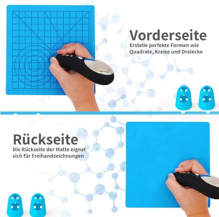 Immagine prodotto Monox Penna 3D Big Pack, set iniziale con filamenti, tappetino in silicone, libretto di modelli - blu
