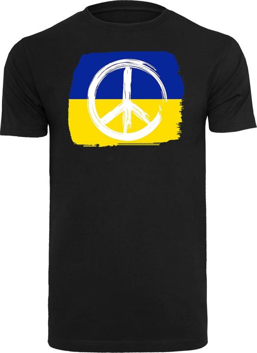 Merchcode Peace - Flag Peace Basic T-Shirt Round Neck - 161087 (L)