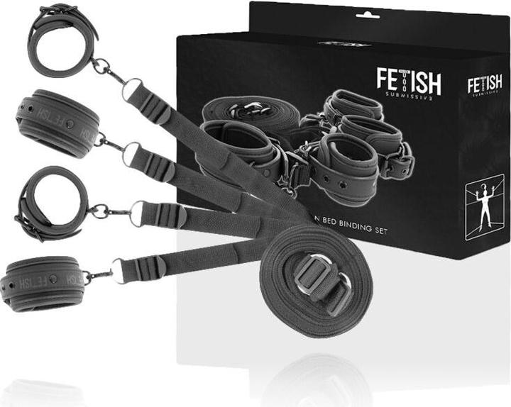 Actual product image Fetish submissive Bondage Set for Arms and Legs "Cuff And Tether