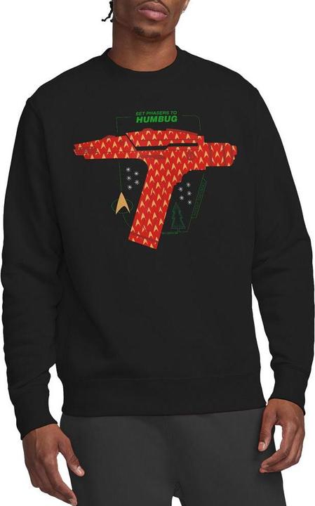 Produktbild Star Trek: The Original Series Phaser Set To Humbug Sweatshirt weihnachtliches Design (M)
