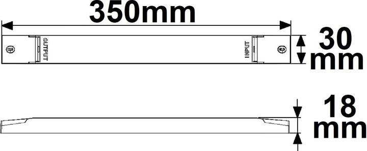 Produktbild Isoled LED PWM-Trafo 24V/DC, 0-60W, ultraslim, Push/DALI-2 dimmbar, SELV