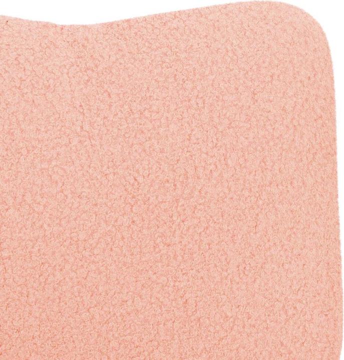 Actual product image VidaXL Recliner pink wool-like fabric