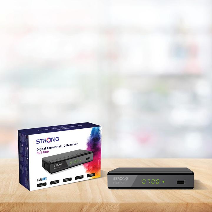 Produktbild Strong SRT8119 T2 Decoder (0.06 GB, DVB-T2, CI+-Schacht)