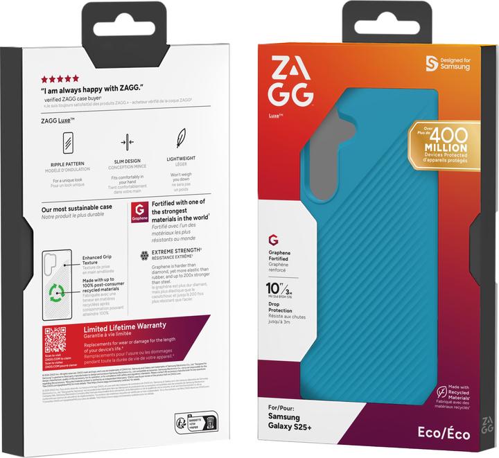 Actual product image Zagg Luxe Samsung Galaxy S25+ River Blue (Samsung Galaxy S25+)