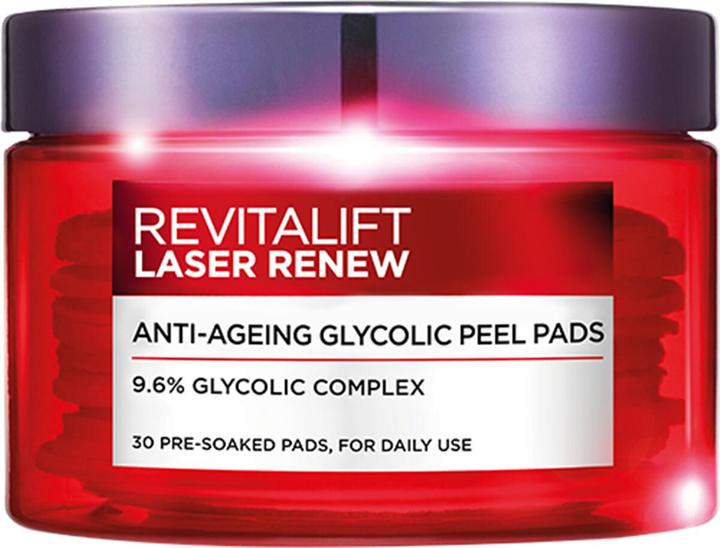 Actual product image L'Oréal Paris L'Oreal Paris Revitalift Laser Renew Anti-Ageing Glycolic Acid Peel Pads 30
