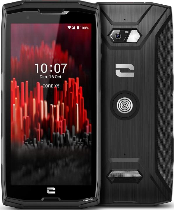 Crosscall Core-X5 (64 GB, Black, 5.45", Dual SIM, 8 Mpx, 4G)
