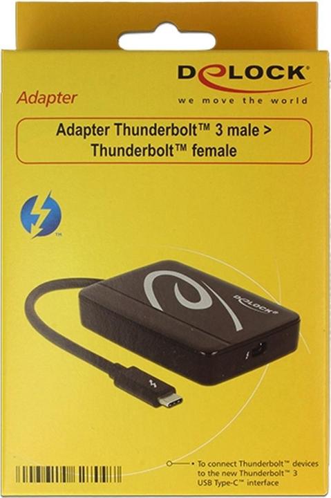 Produktbild Delock Adapter Thunderbolt 3 (Thunderbolt 2, Thunderbolt, Mini DP, 11 cm)