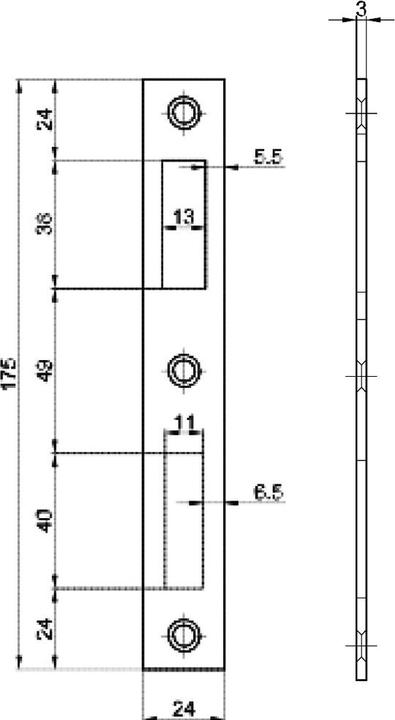 MSL Flachschliessbleche B-1921 (Schliessblech)