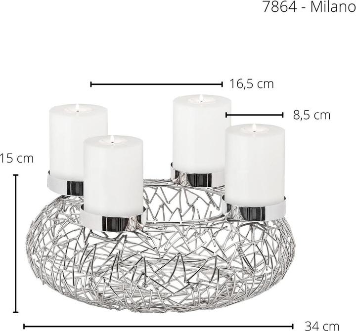 Produktbild Edzard Adventskranz Mno (Ø 14 x 34 cm)