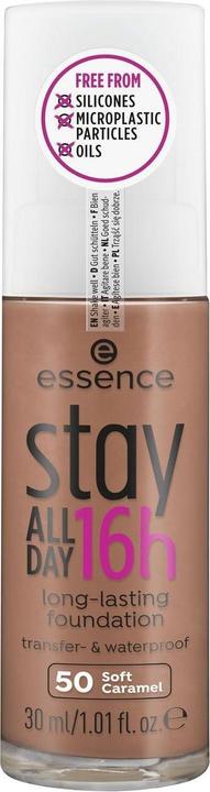 Actual product image essence Foundation Stay All Day 16h Long-Lasting 50 Soft Caramel (50 Soft Caramel)